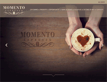 Tablet Screenshot of momentoespresso.com